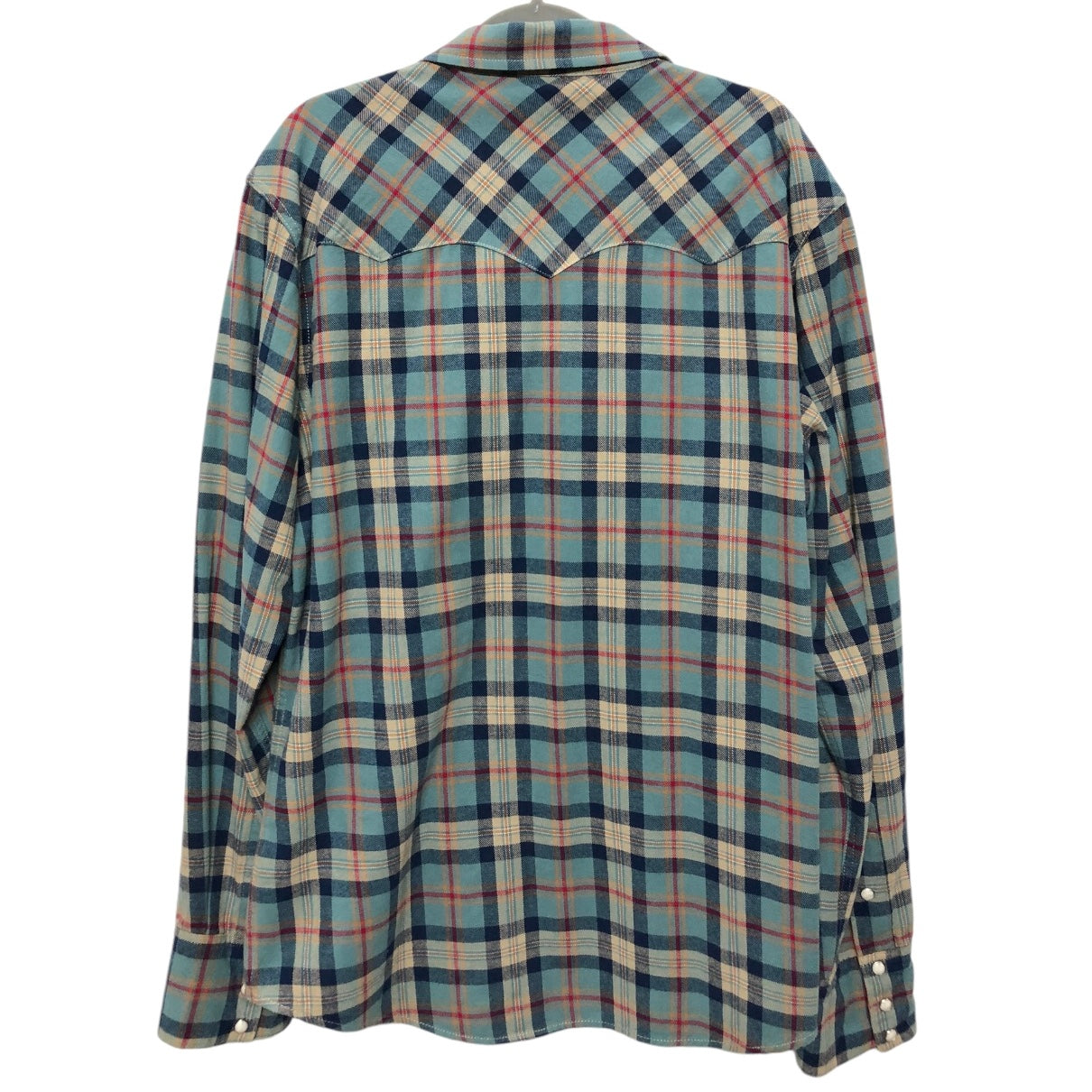 Top Long Sleeve By True Religion In Plaid Pattern, Size: 3x