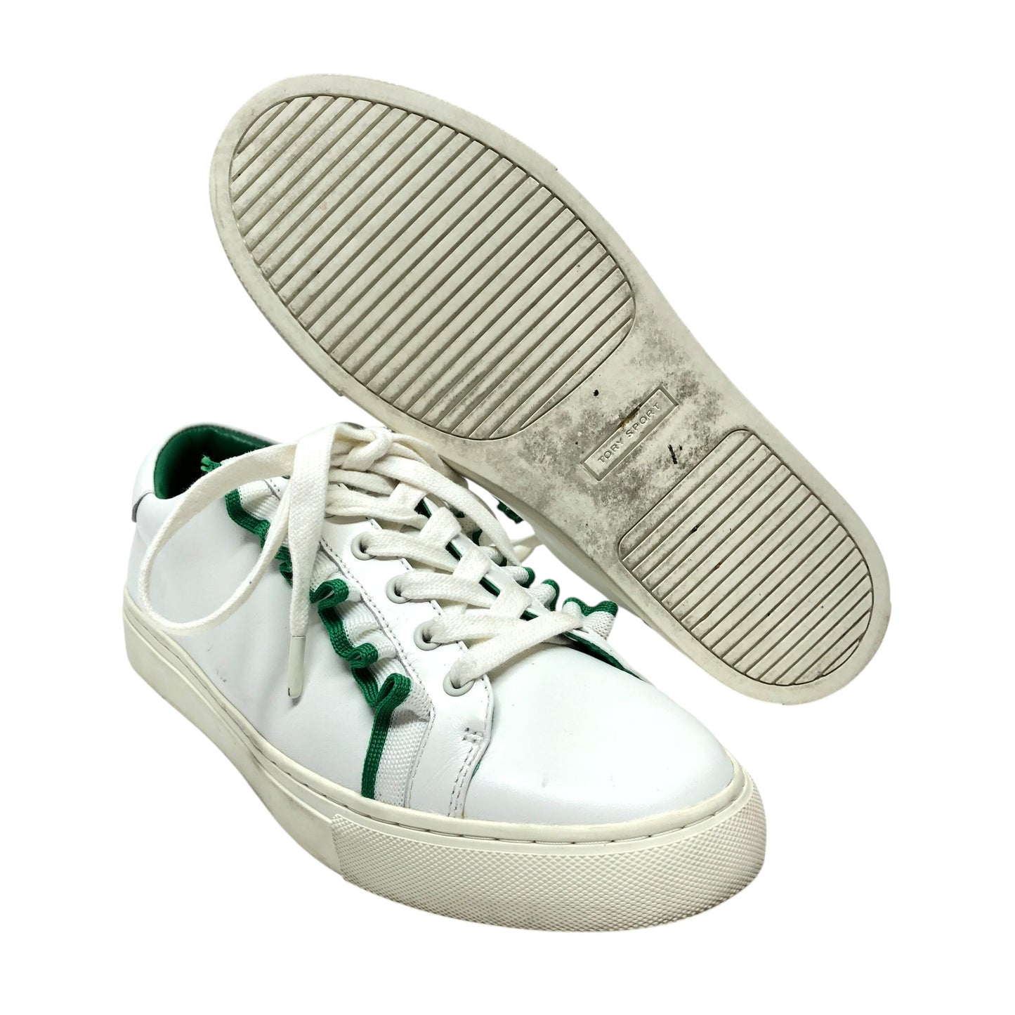 Shoes Sneakers By Cmb In Green & White, Size: 9.5