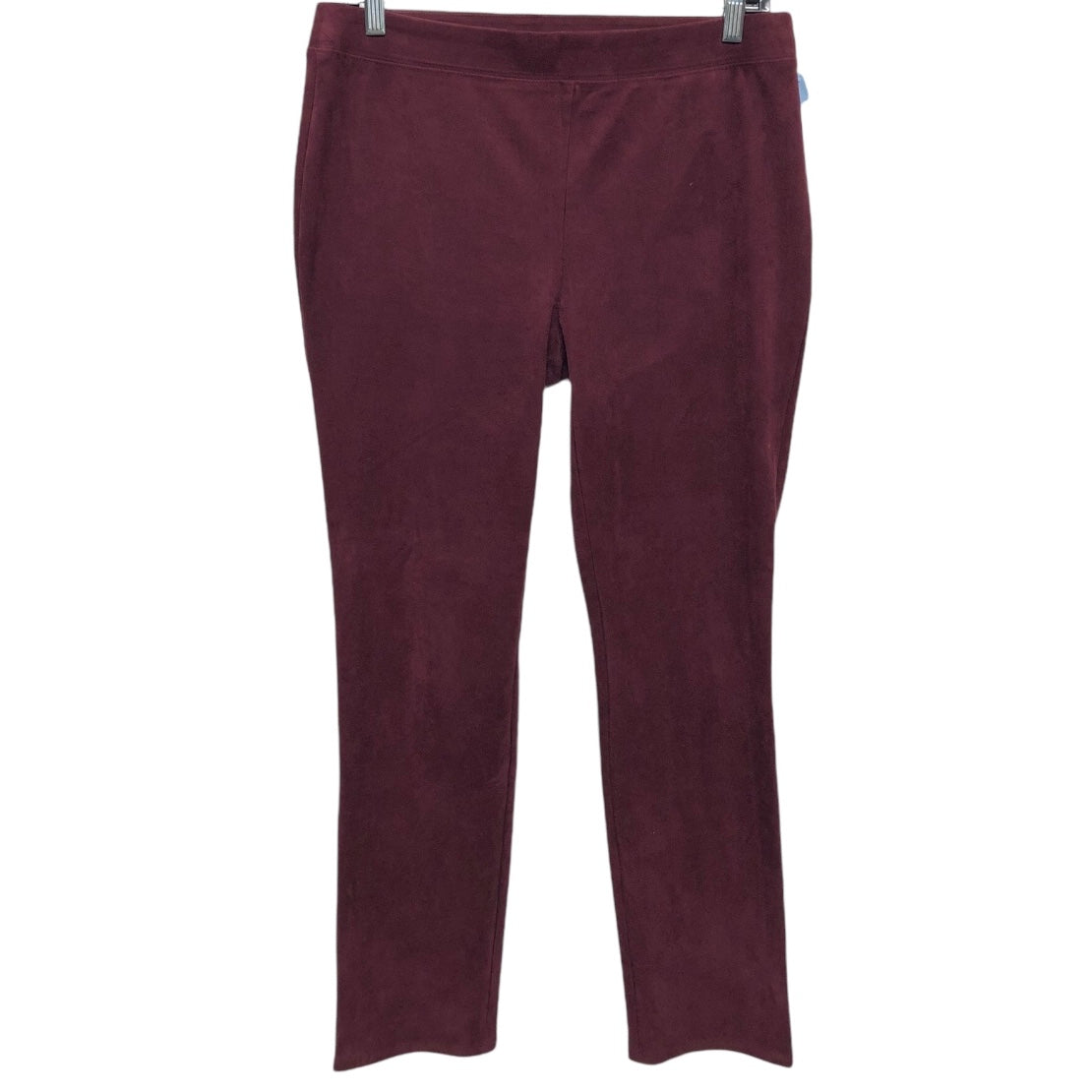 Pants Leggings By Chicos In Maroon, Size: 4