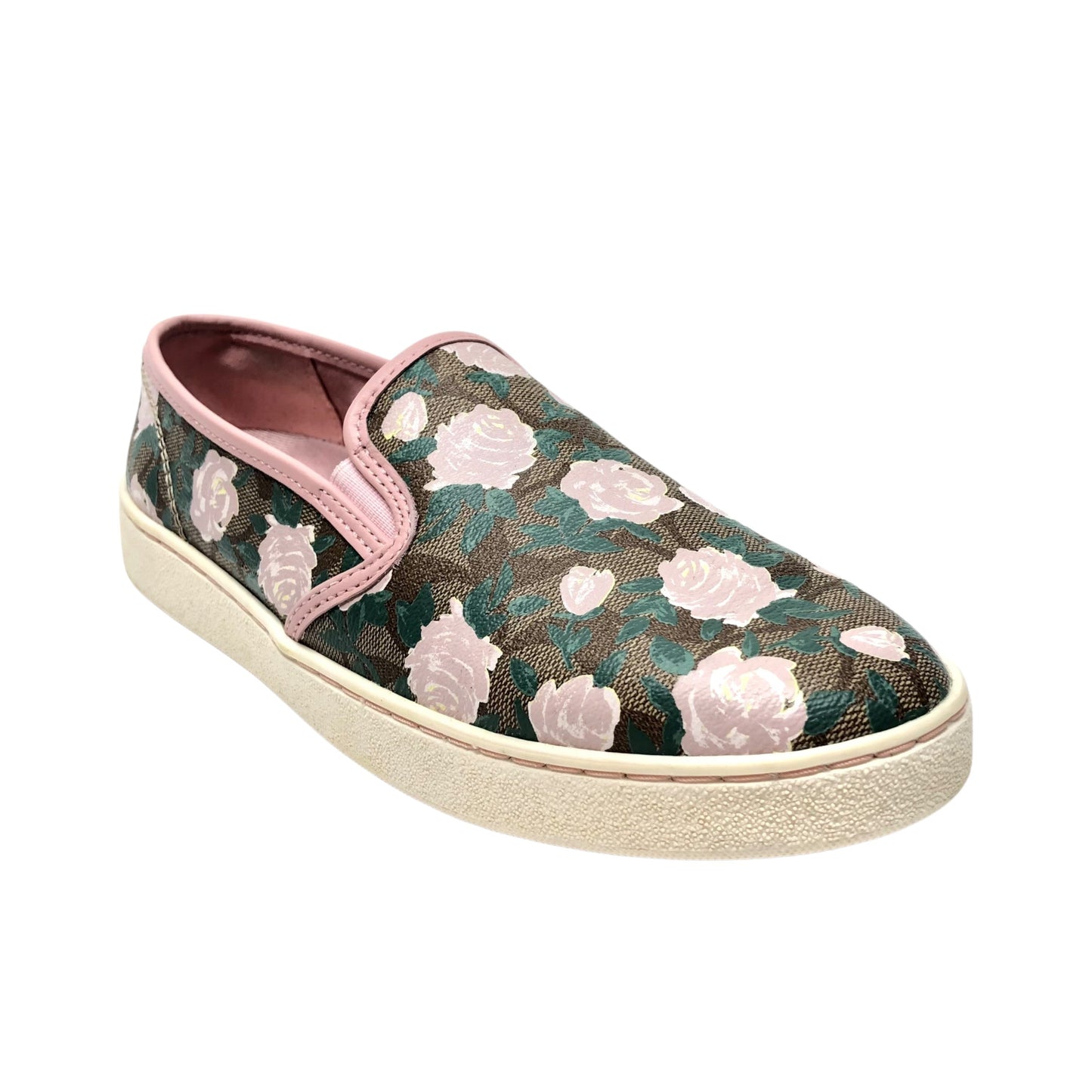 Shoes Designer By Coach In Floral Print, Size: 9.5