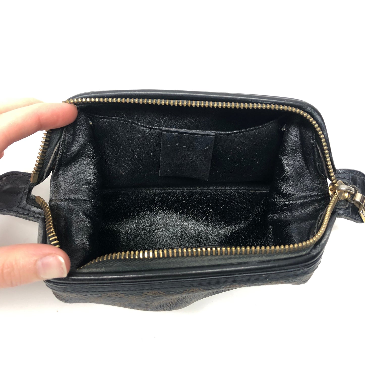 Makeup Bag Luxury Designer By Celine, Size: Small