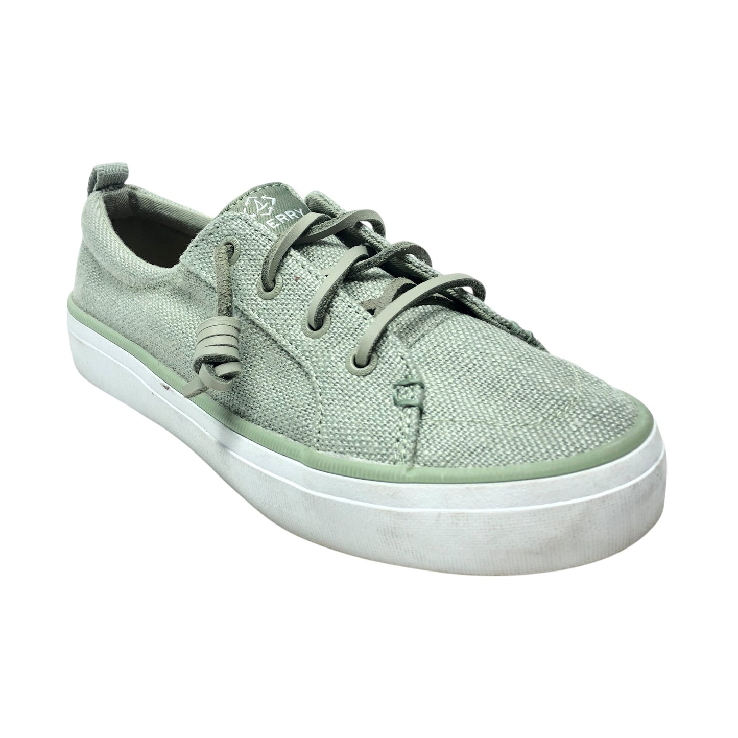 Shoes Sneakers By Sperry In Green, Size: 6.5