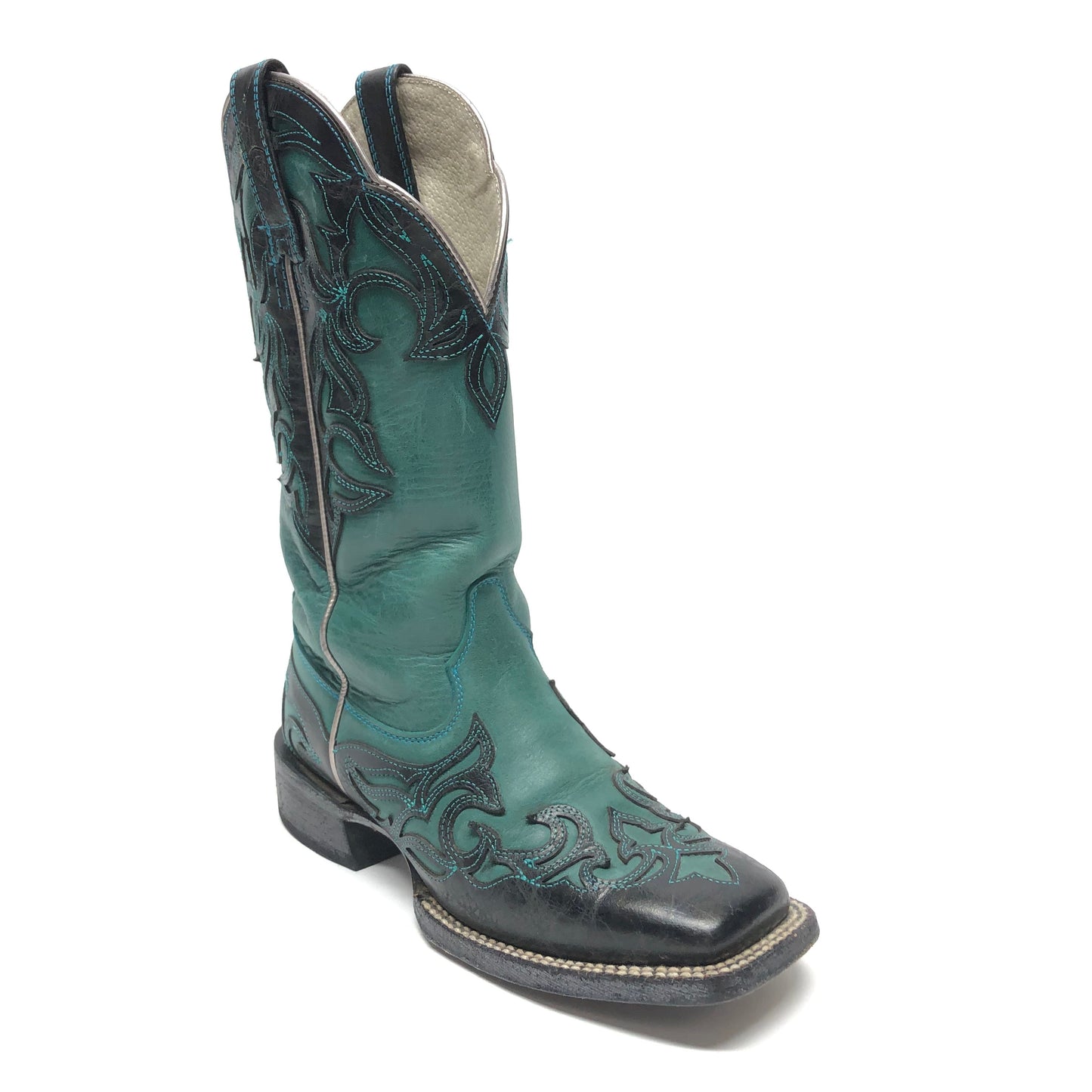 Boots Western By Ariat In Teal, Size: 6