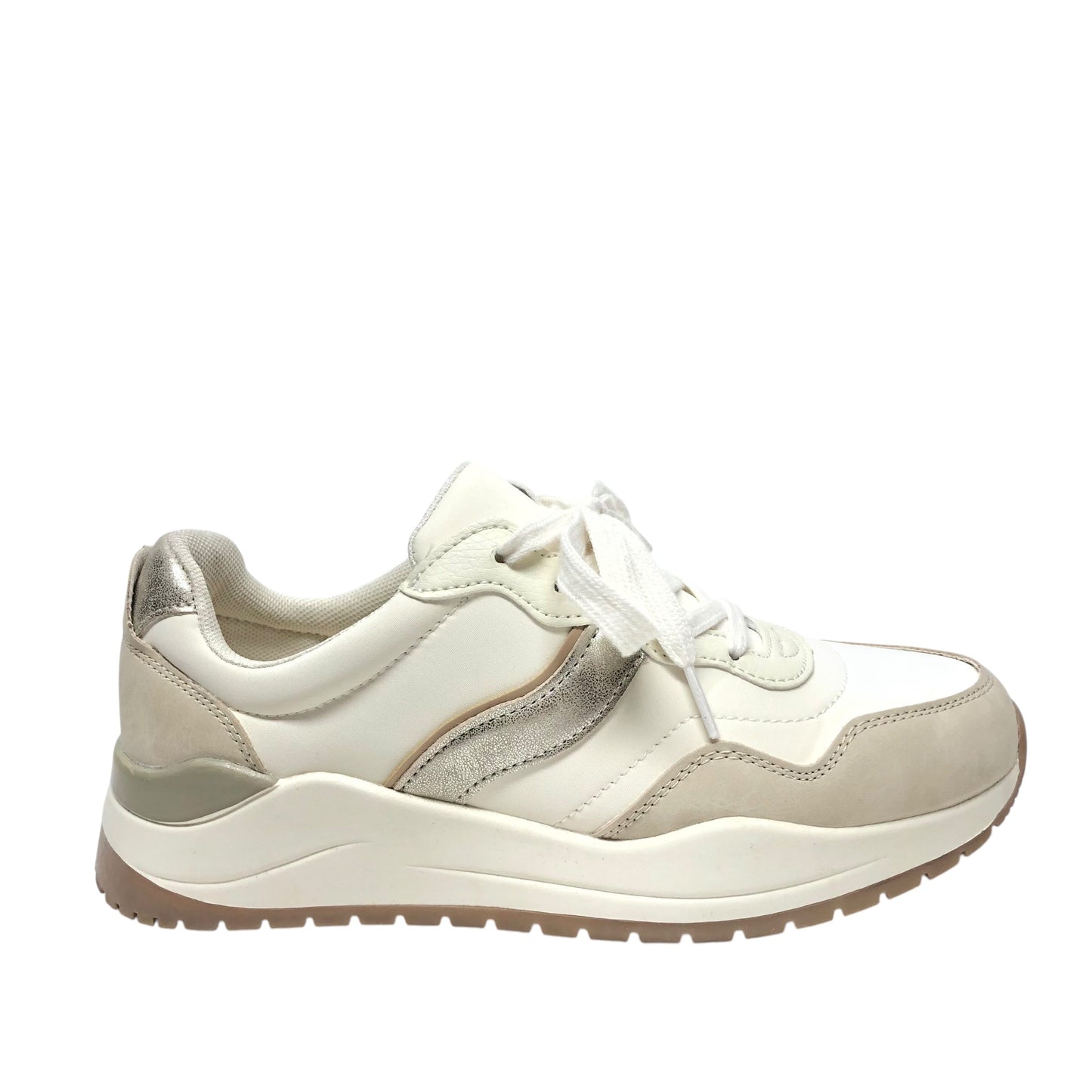 Shoes Sneakers By Time And Tru In Cream, Size: 8