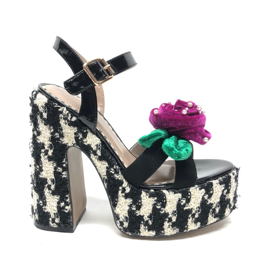 Shoes Heels Block By Betsey Johnson In Multi-colored, Size: 7.5