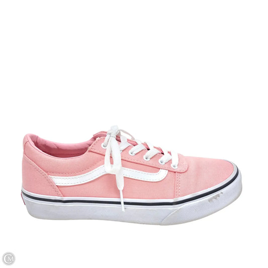 Shoes Sneakers By Vans In Pink, Size: 6.5