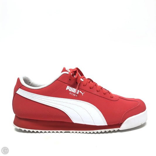 Shoes Sneakers By Puma In Red, Size: 11