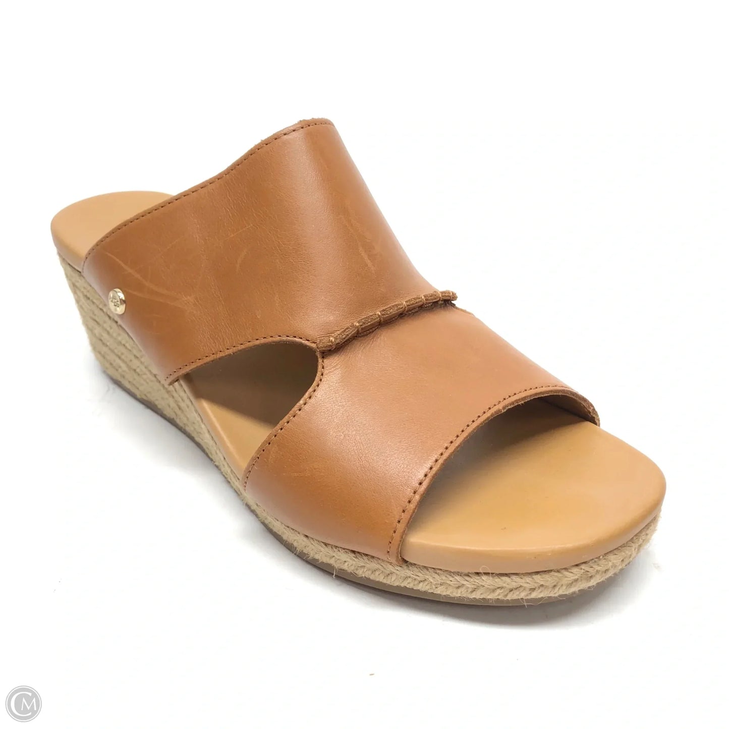 Sandals Designer By Ugg In Tan, Size: 10