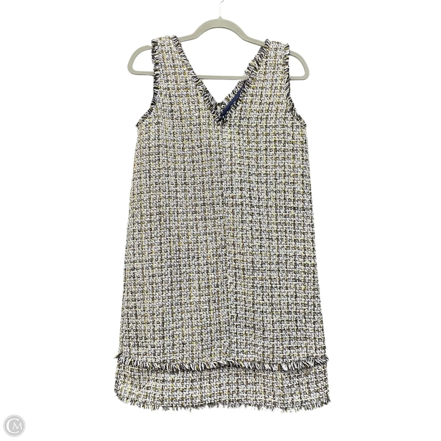 Dress Casual Short By Loft In Blue & White, Size: 4p