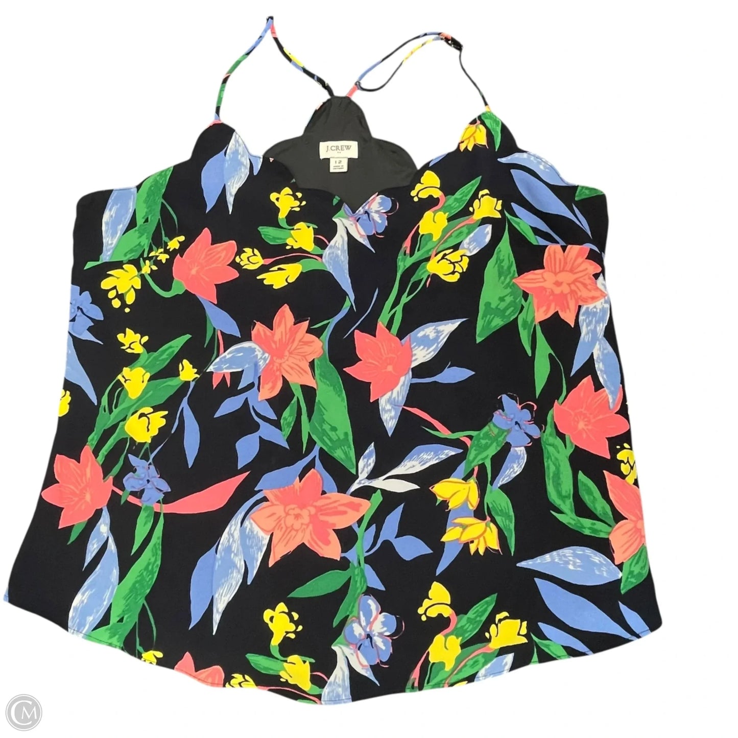 Top Sleeveless By J. Crew In Floral Print, Size: 12