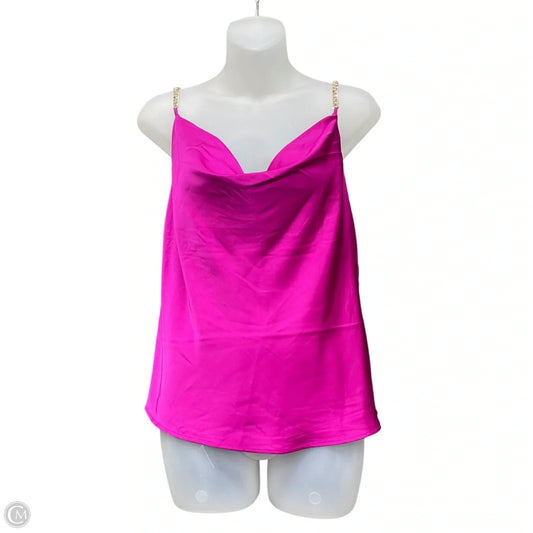 Blouse Sleeveless By Rachel Zoe In Gold & Pink, Size: M