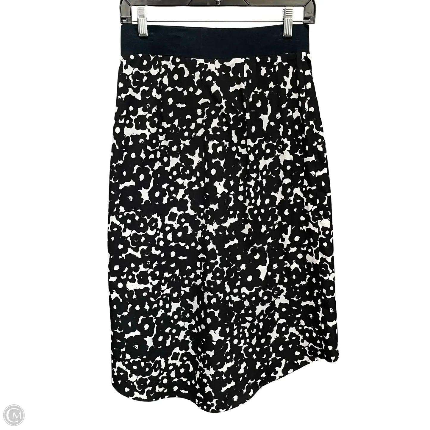 Skirt Midi By Cabi In Black & White, Size: Xs