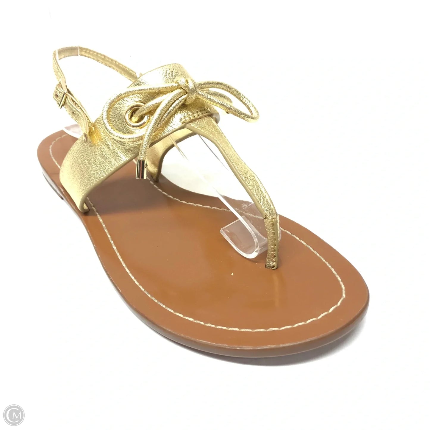 Sandals Designer By Kate Spade In Gold, Size: 8.5