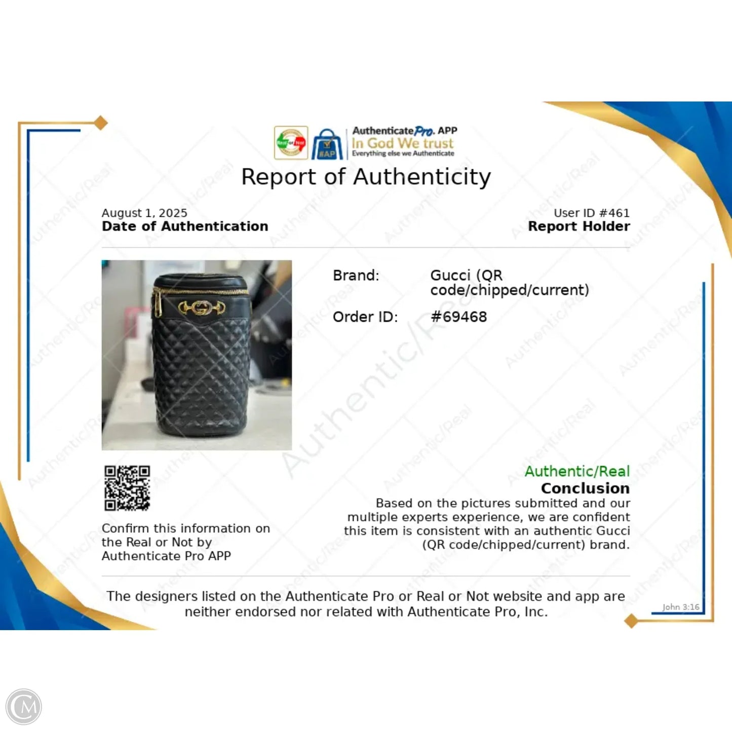 Belt Bag Luxury Designer By Gucci, Size: Medium