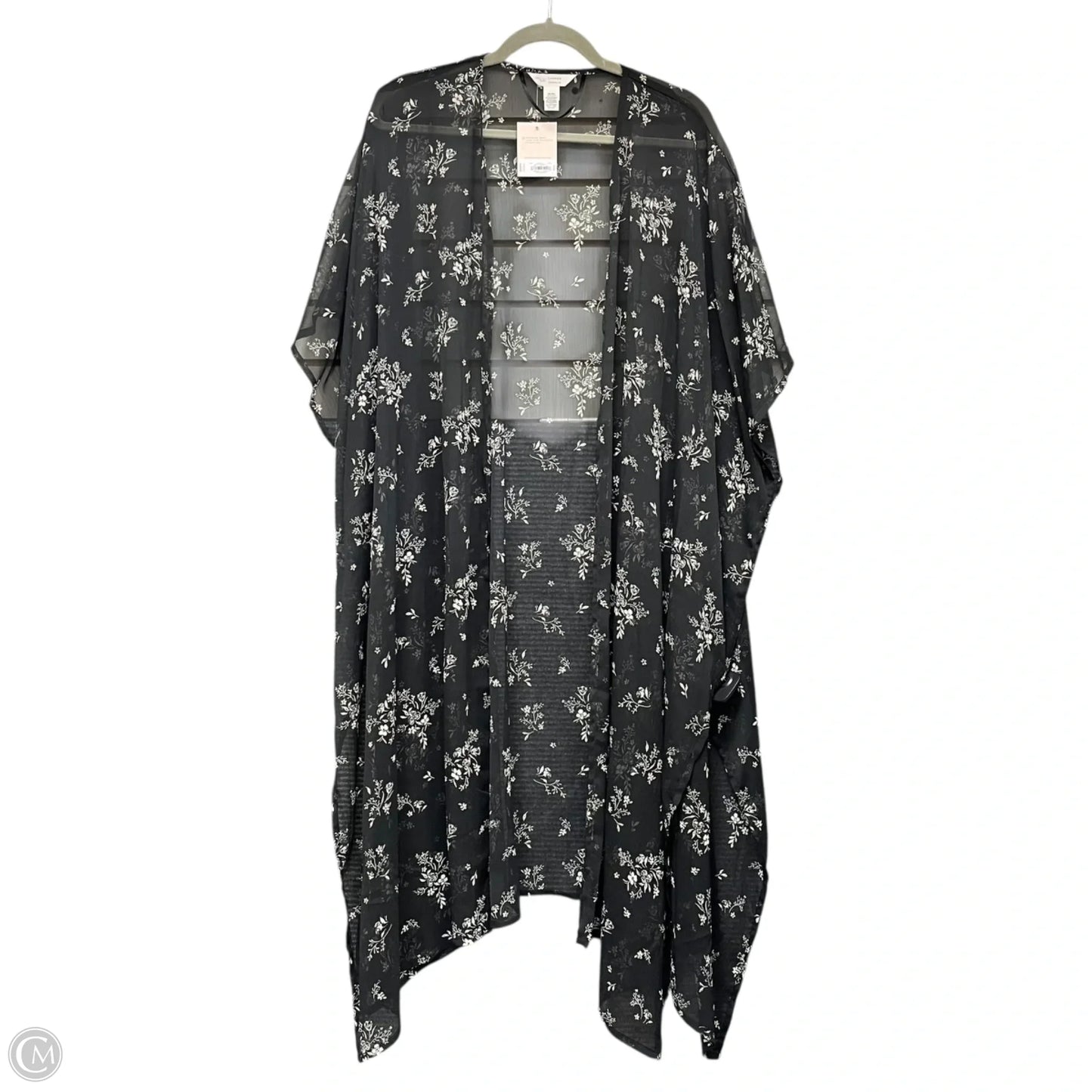 Kimono By Lc Lauren Conrad In Black & White, Size: Osfm