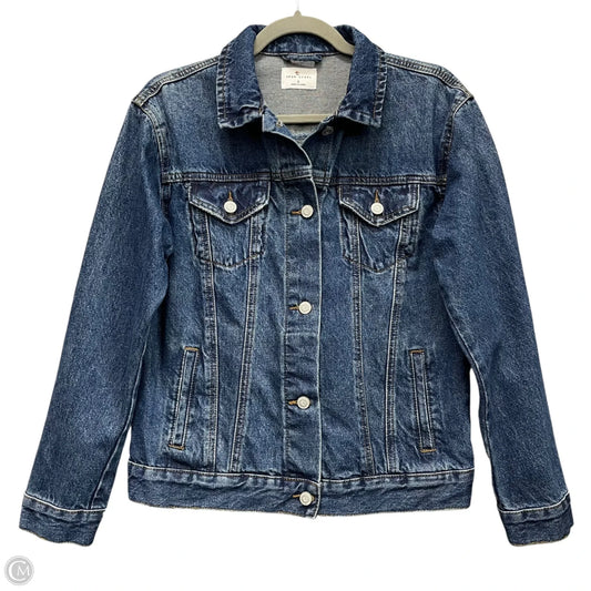 Jacket Denim By True Craft In Blue Denim, Size: S