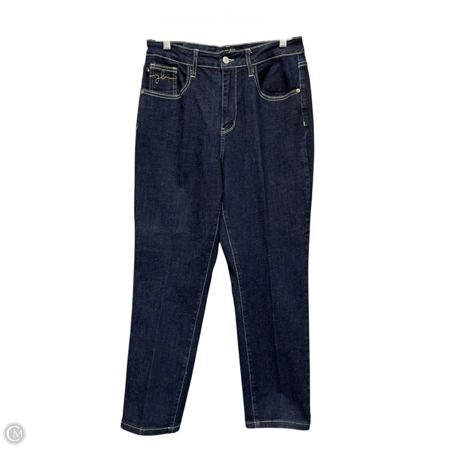 Jeans Straight By Judy Blue In Blue Denim, Size: 6