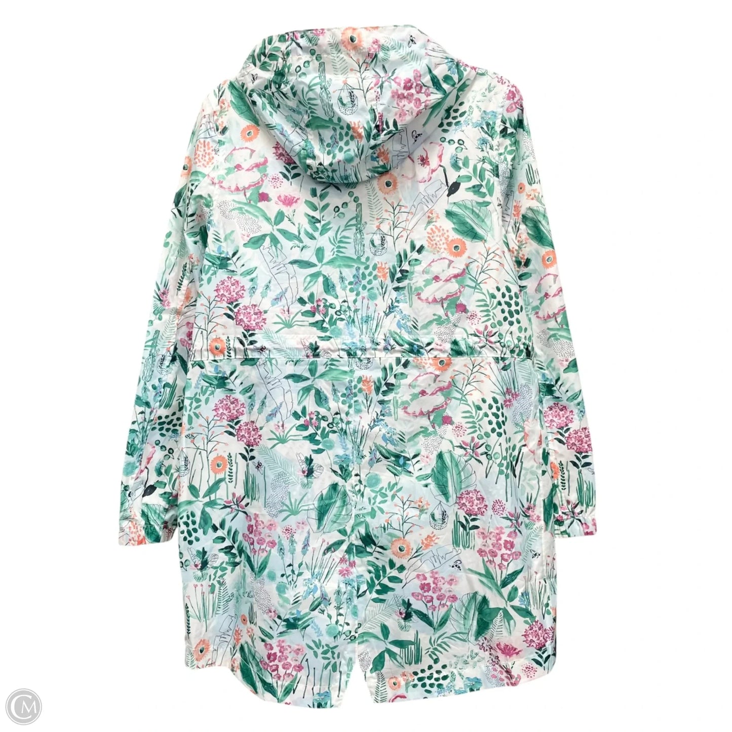 Coat Raincoat By Joules In Multi-colored, Size: 6