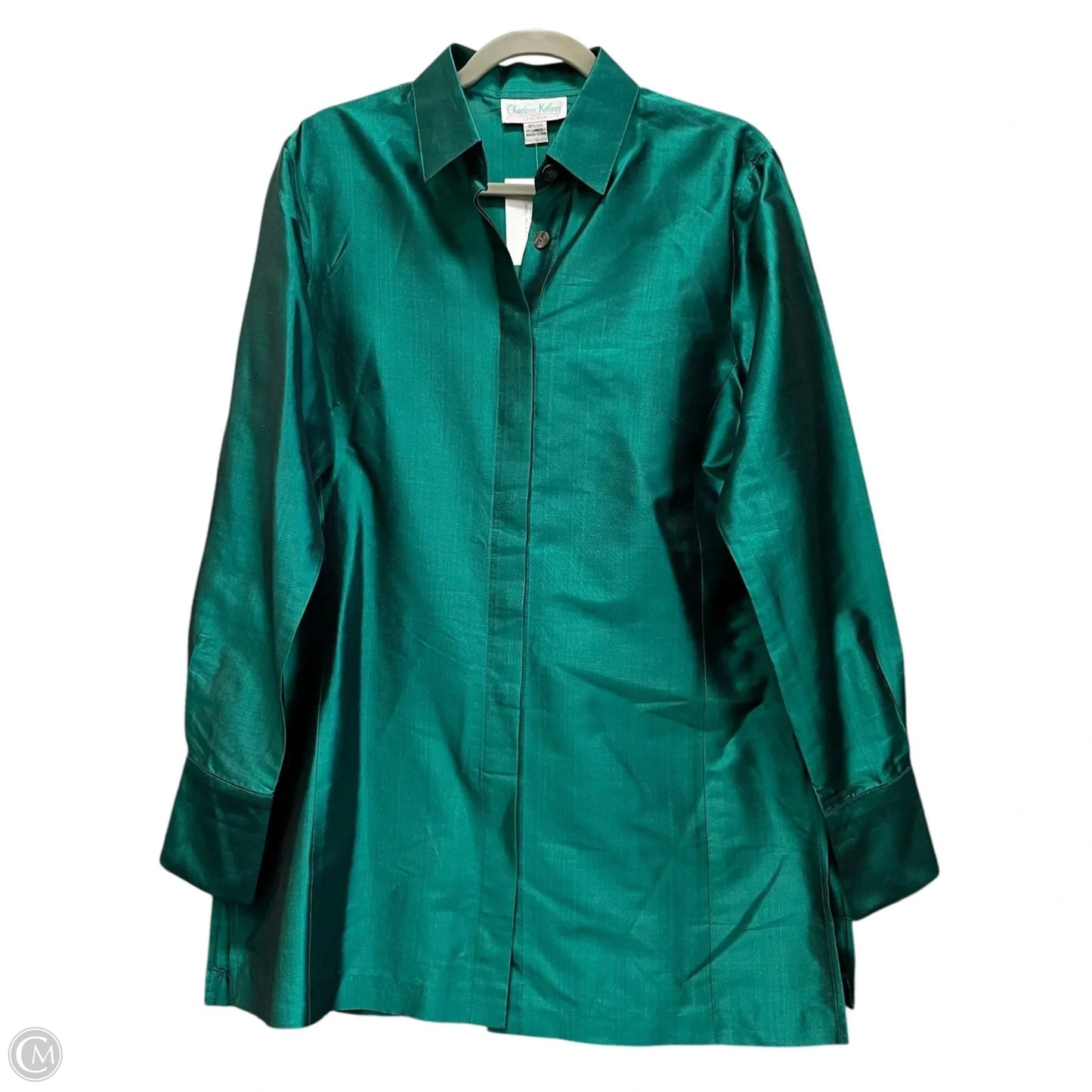 Tunic Long Sleeve By Cmc In Green, Size: L