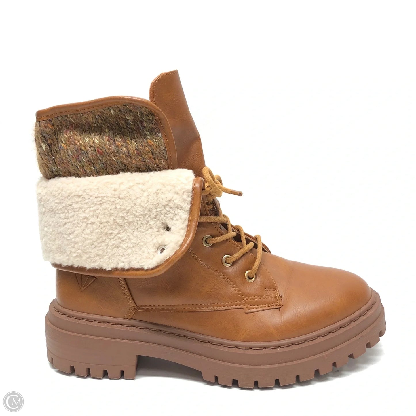 Boots Ankle Flats By Rock And Candy In Brown, Size: 7.5