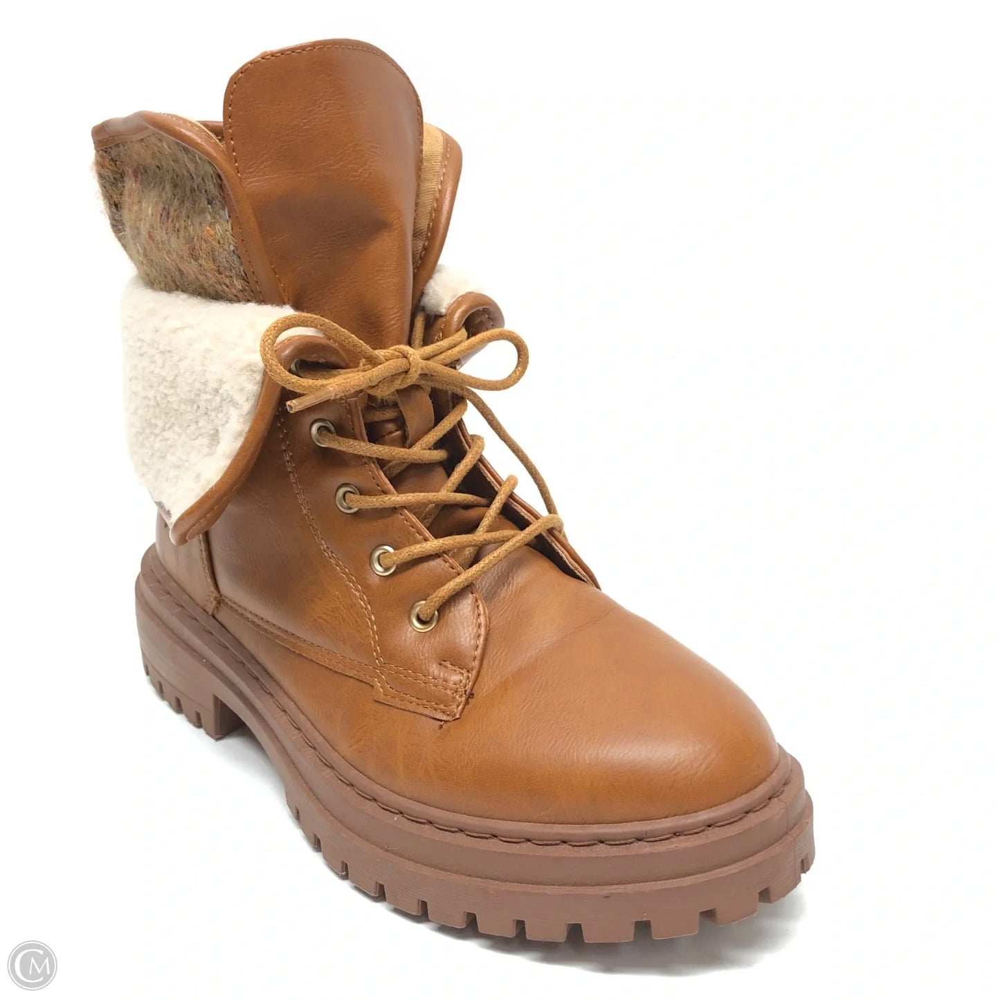 Boots Ankle Flats By Rock And Candy In Brown, Size: 7.5