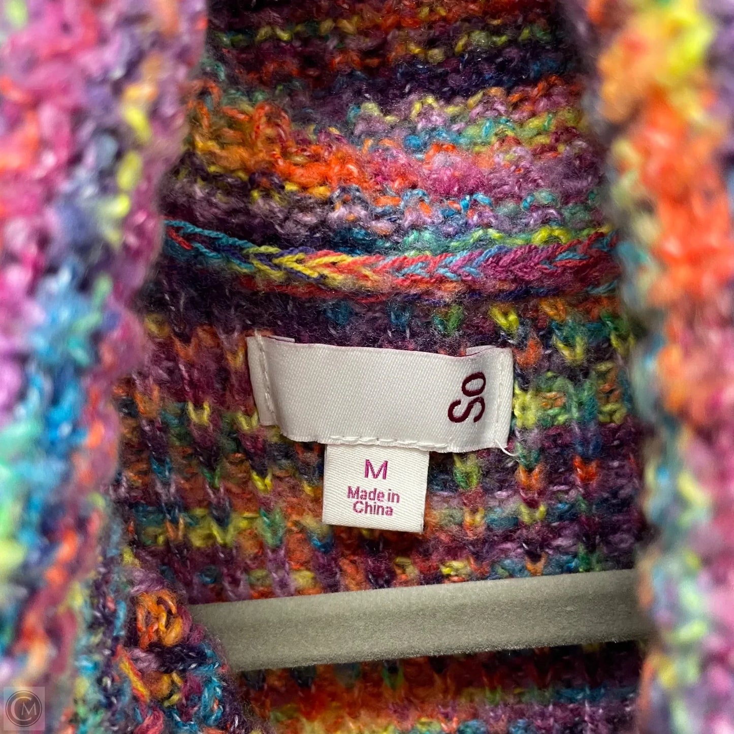 Sweater By So In Multi-colored, Size: M