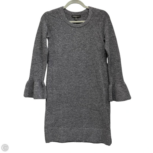 Dress Sweater By Banana Republic In Grey, Size: Xxs