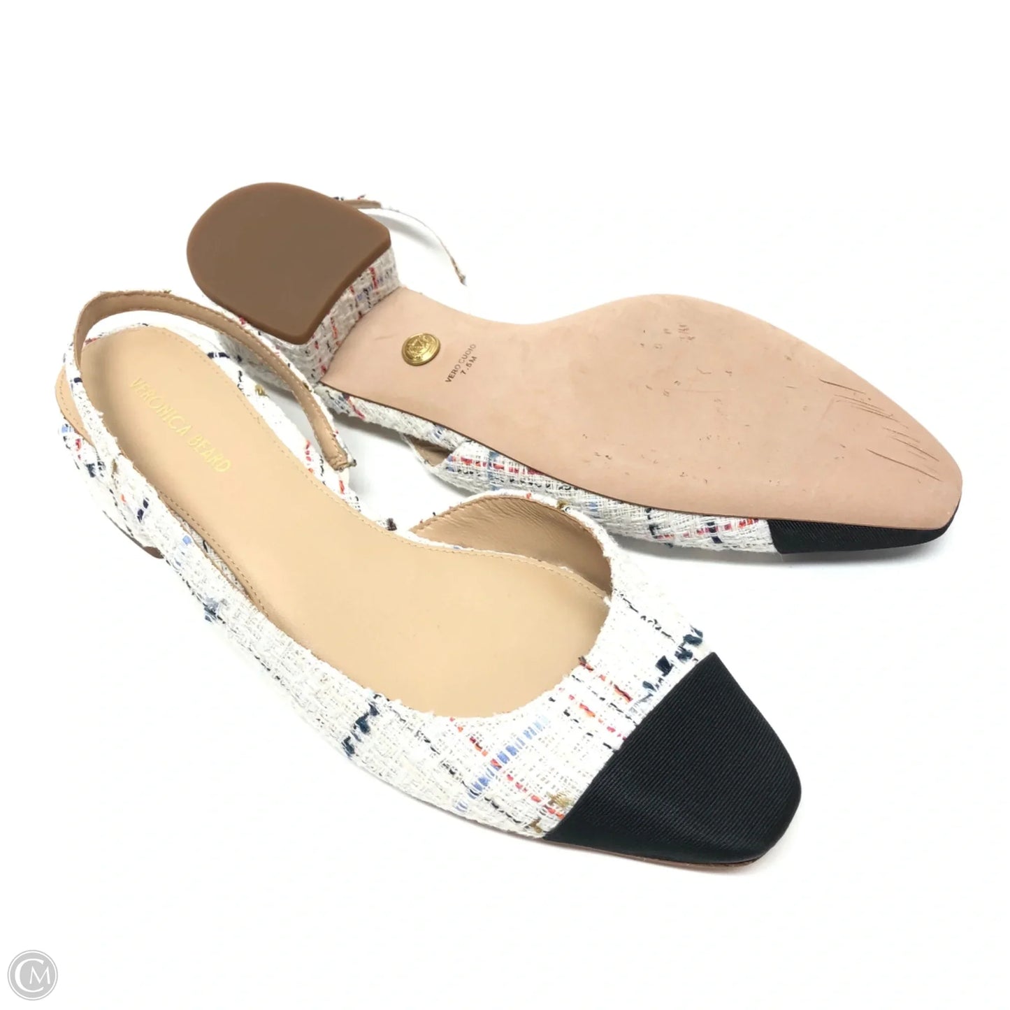 Shoes Heels Block By Veronica Beard In Multi-colored, Size: 7.5