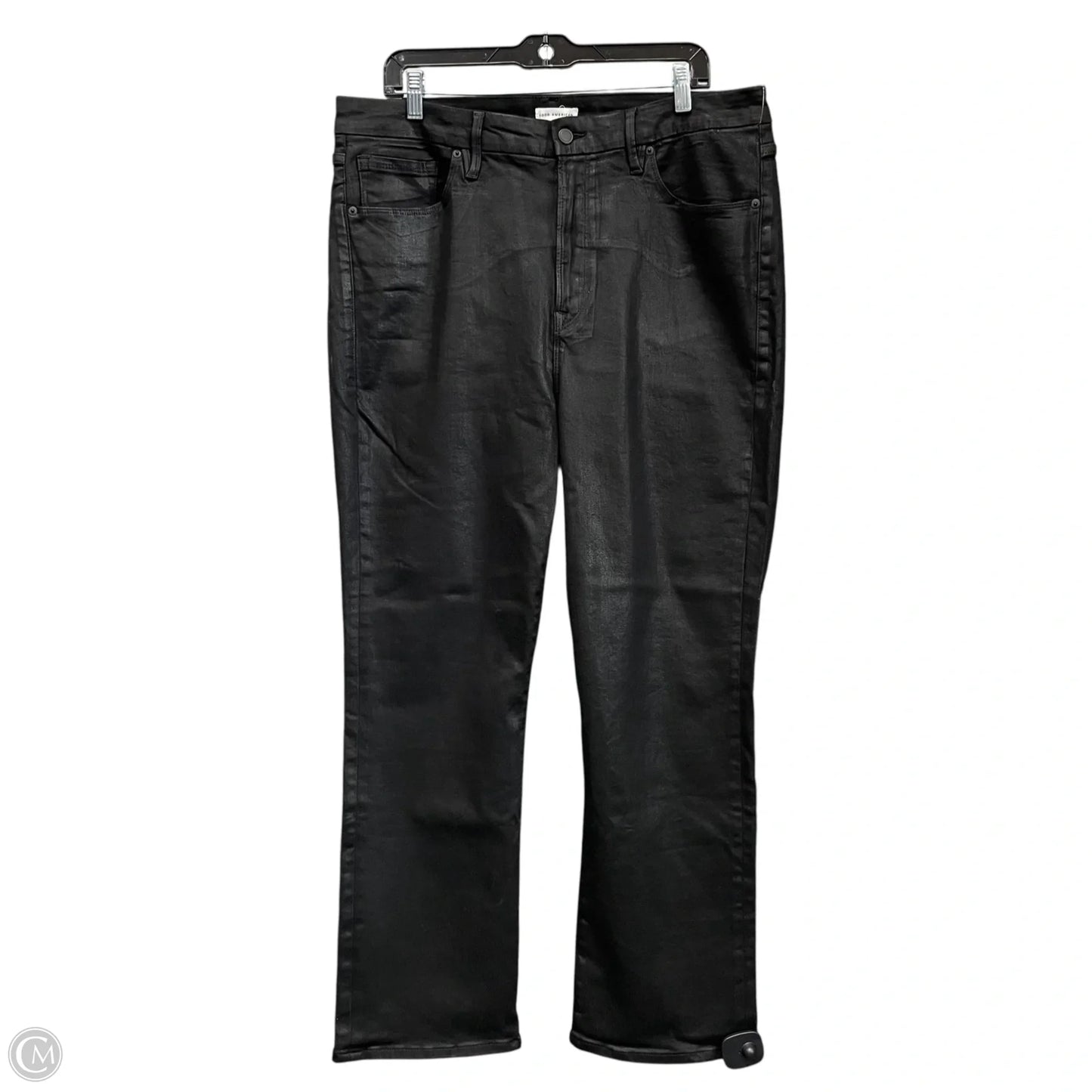 Jeans Straight By Good American In Black, Size: 20