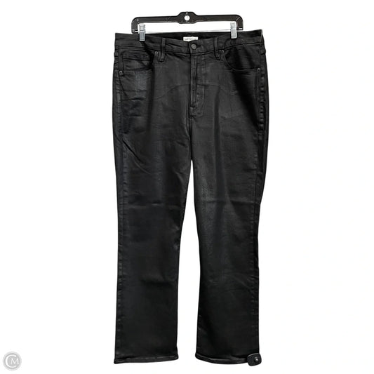 Jeans Straight By Good American In Black, Size: 20