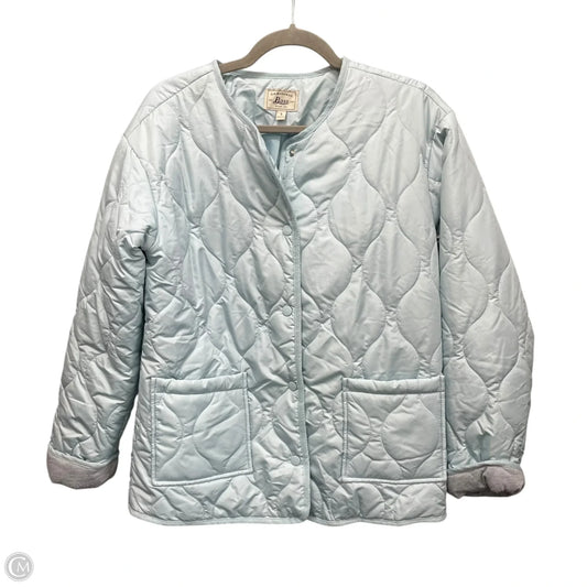 Jacket Puffer & Quilted By Bass In Blue, Size: S