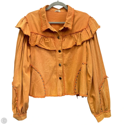 Jacket Other By Pol In Orange, Size: M
