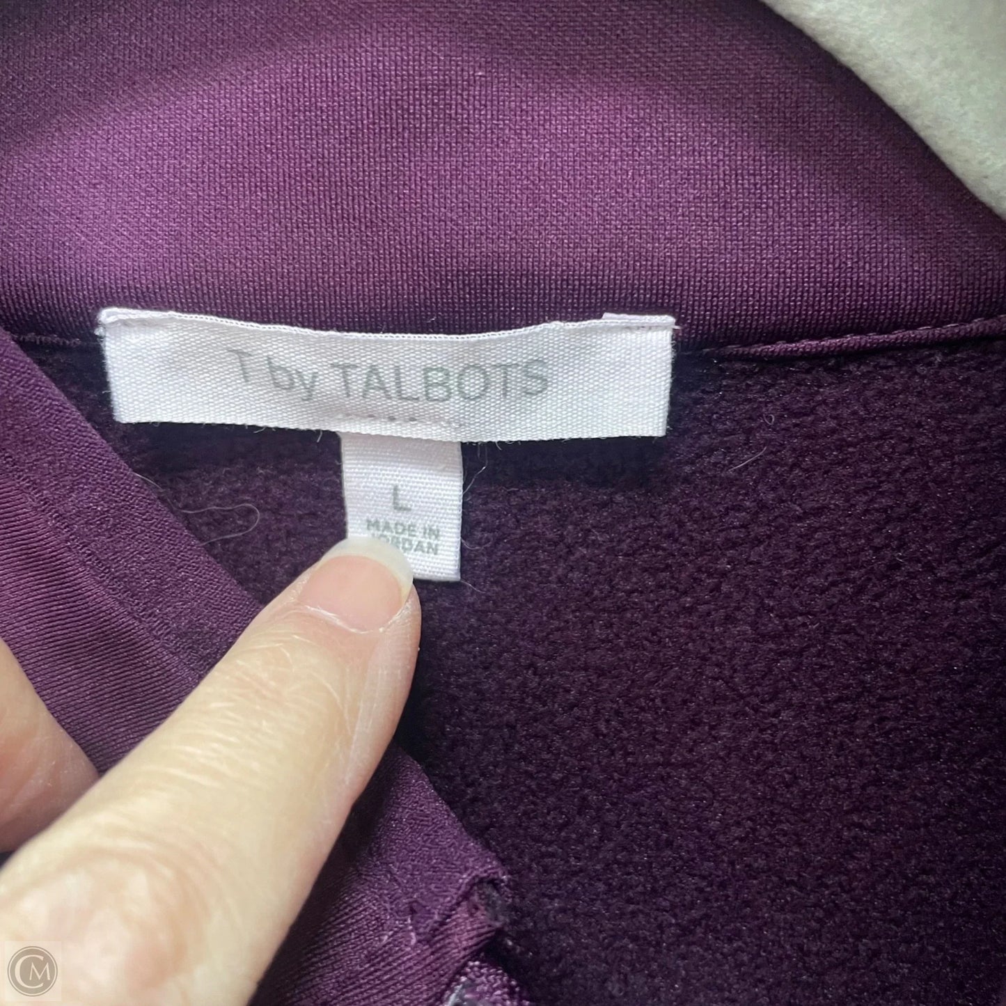 Jacket Other By Talbots In Purple, Size: L
