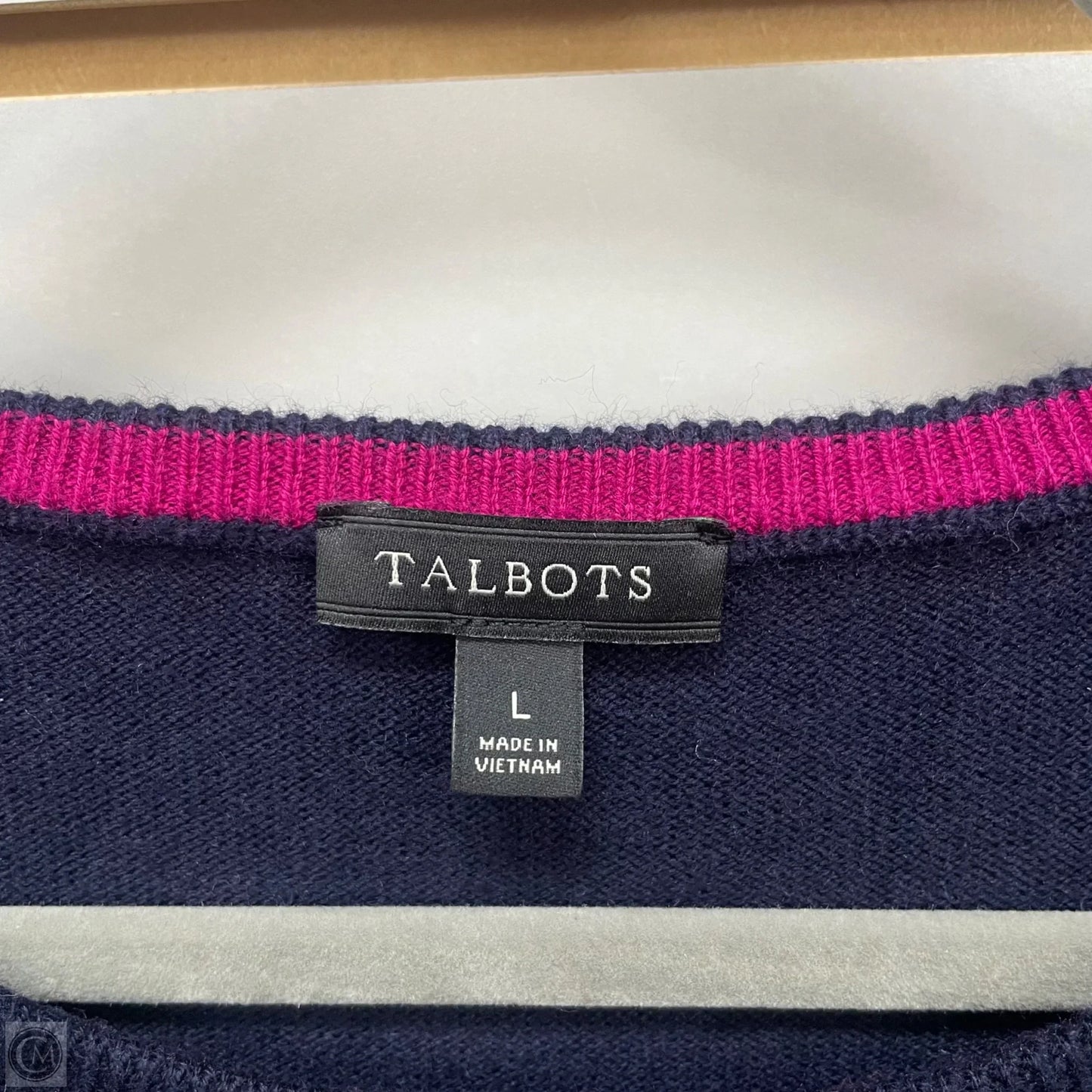 Sweater By Talbots In Multi-colored, Size: L