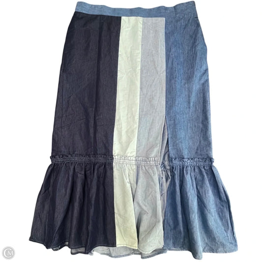 Skirt Maxi By Ashley Stewart In Blue, Size: 24