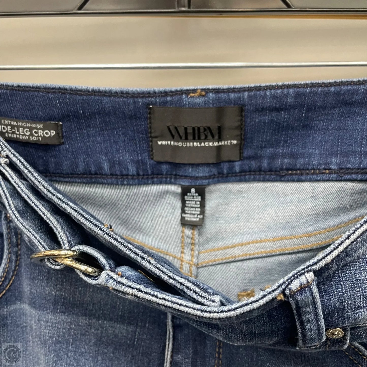 Jeans Wide Leg By White House Black Market In Blue, Size: 8