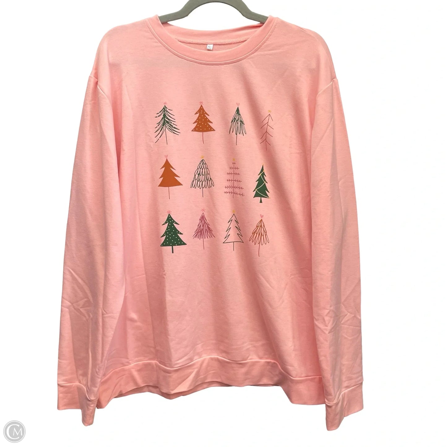Sweatshirt Crewneck By Cmf In Pink, Size: 2x