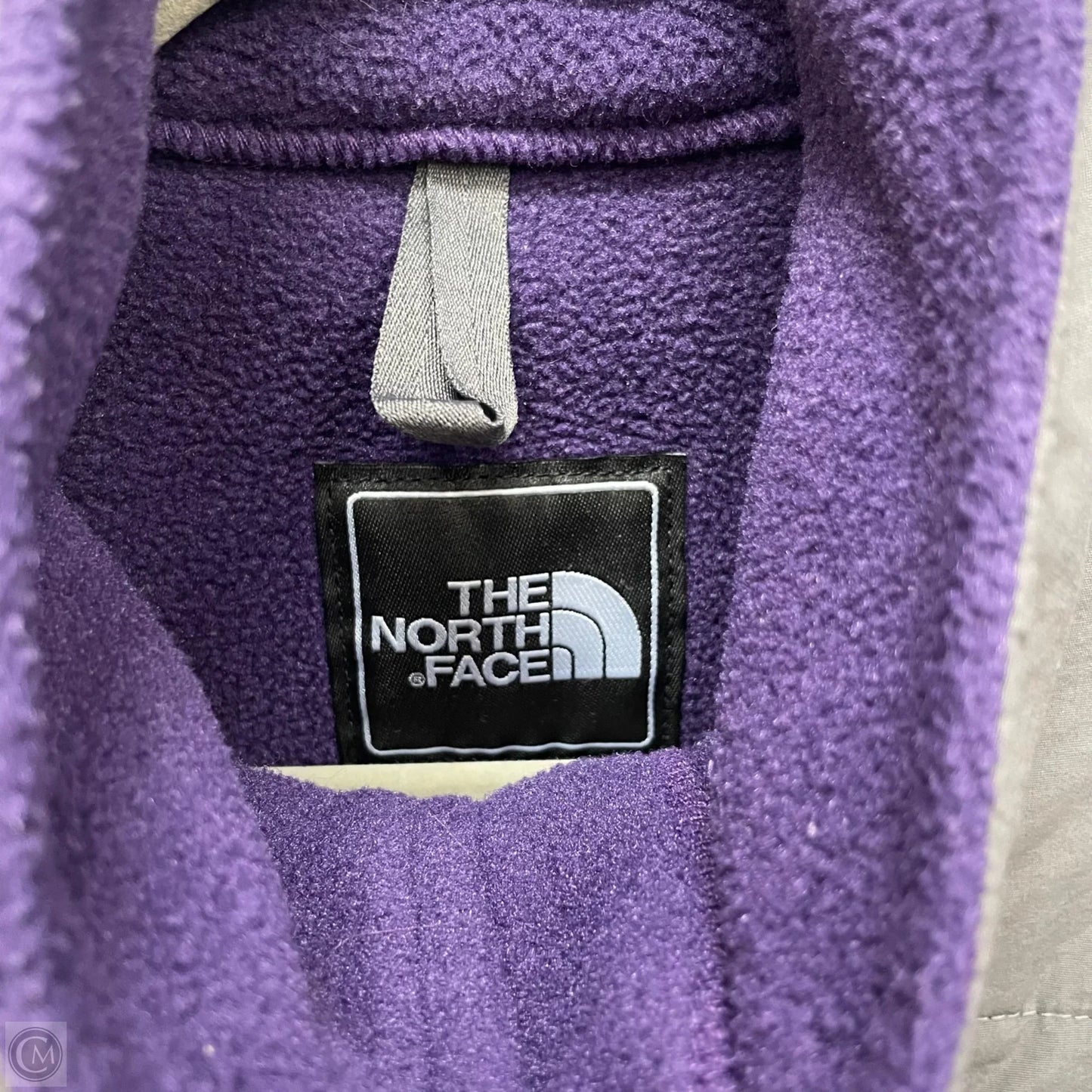Jacket Fleece By The North Face In Grey & Purple, Size: Xs