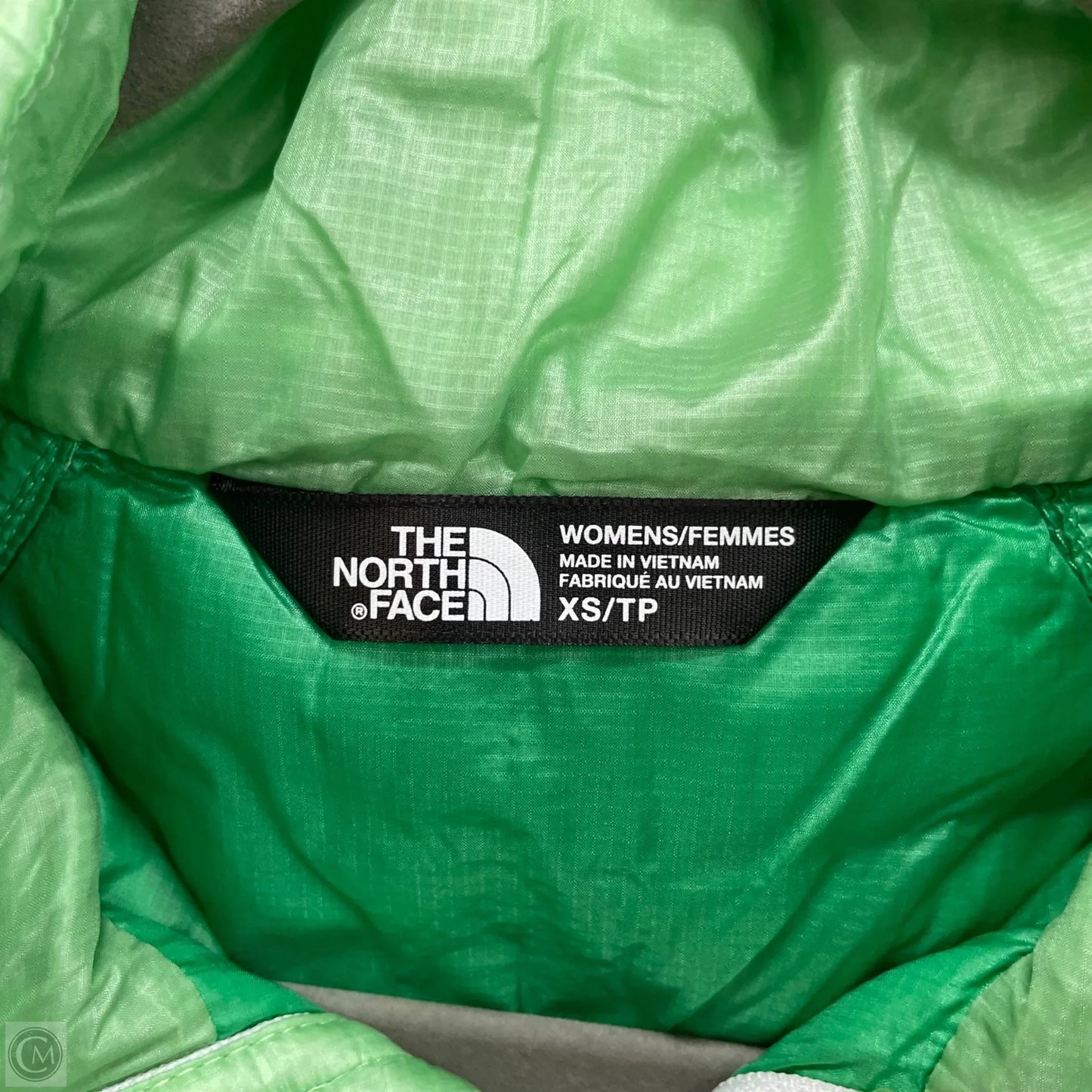 Athletic Jacket By The North Face In Green, Size: Xs