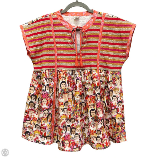 Top Short Sleeve By Ivy Jane In Multi-colored, Size: S