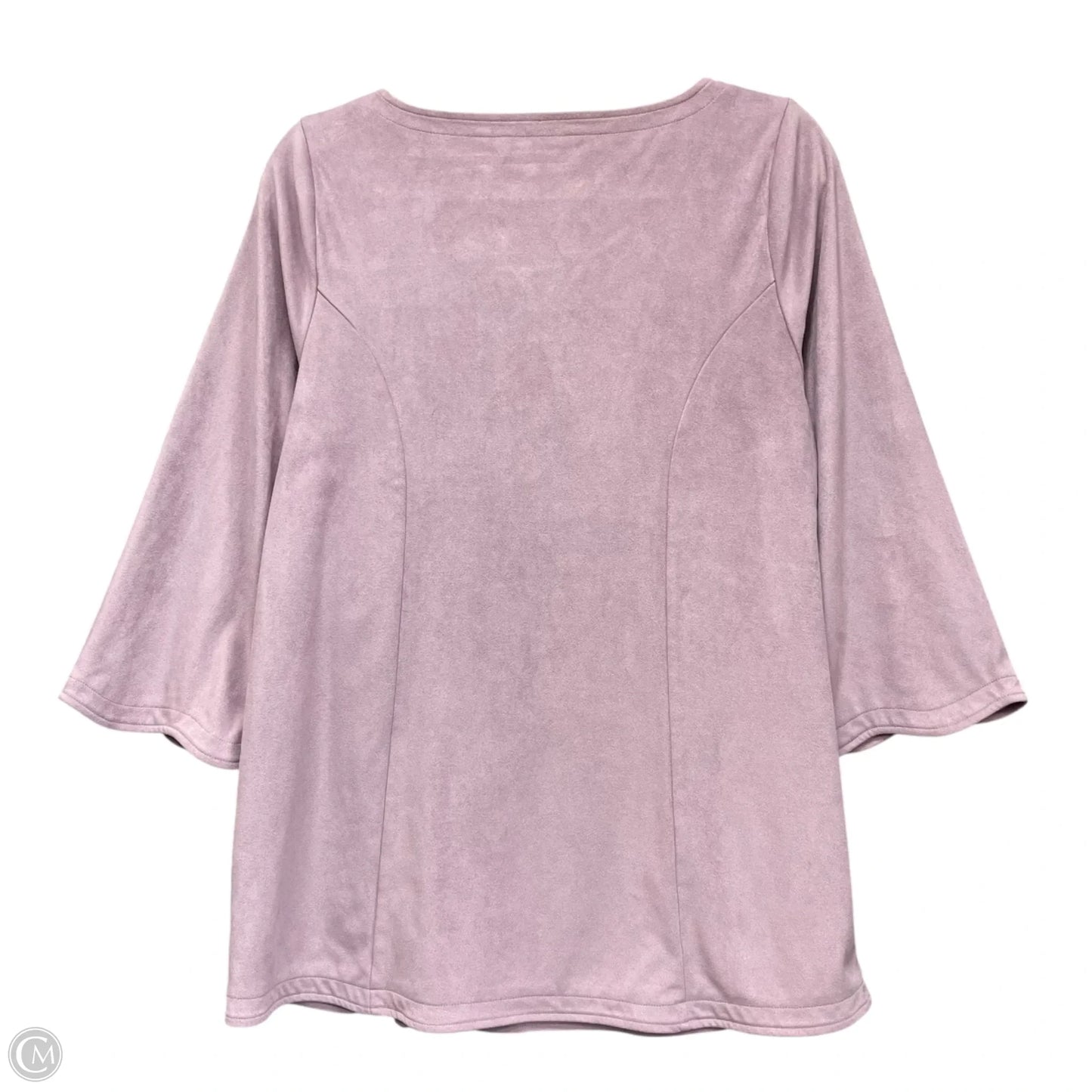 Tunic 3/4 Sleeve By Soft Surroundings In Purple, Size: S