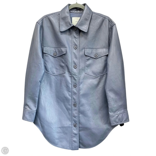 Jacket Shirt By Wilfred In Blue, Size: S