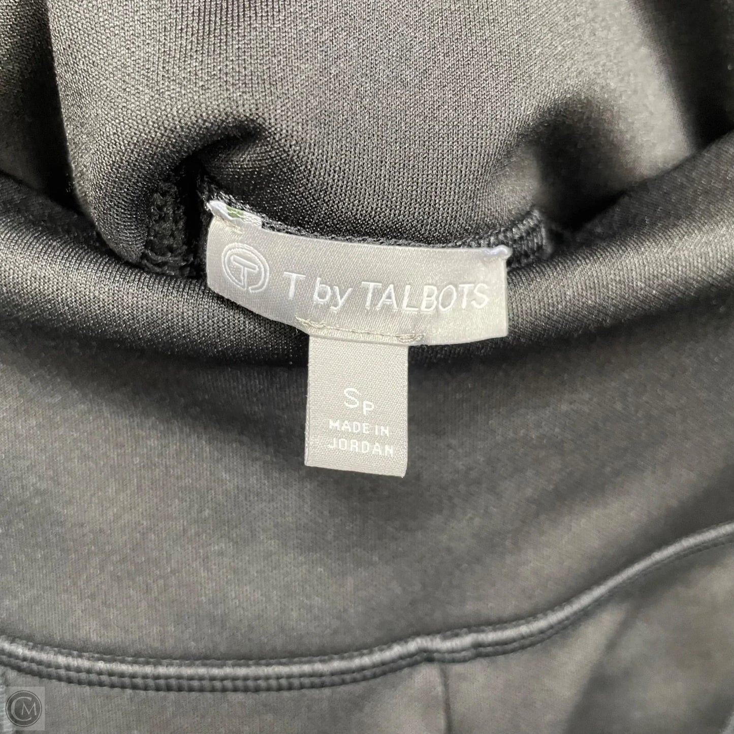 Athletic Leggings By Talbots In Black & Blue, Size: Sp