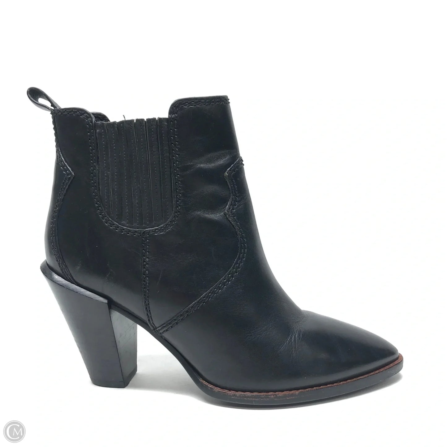 Boots Designer By Coach In Black, Size: 9.5