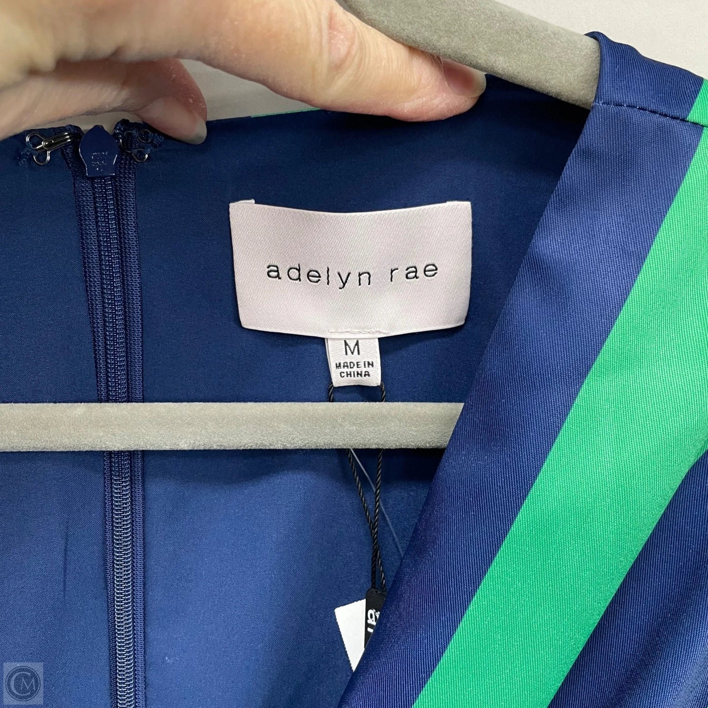 Dress Casual Short By Adelyn Rae In Blue & Green, Size: M