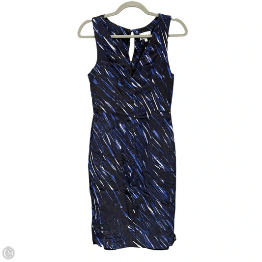 Dress Designer By Milly In Black & Blue, Size: 2