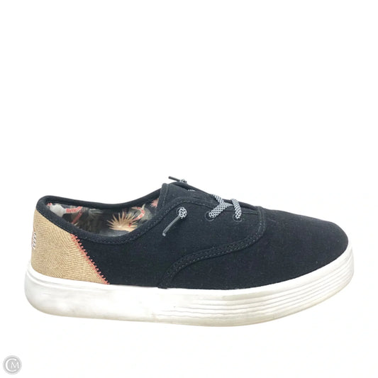 Shoes Sneakers By Hey Dude In Black, Size: 8