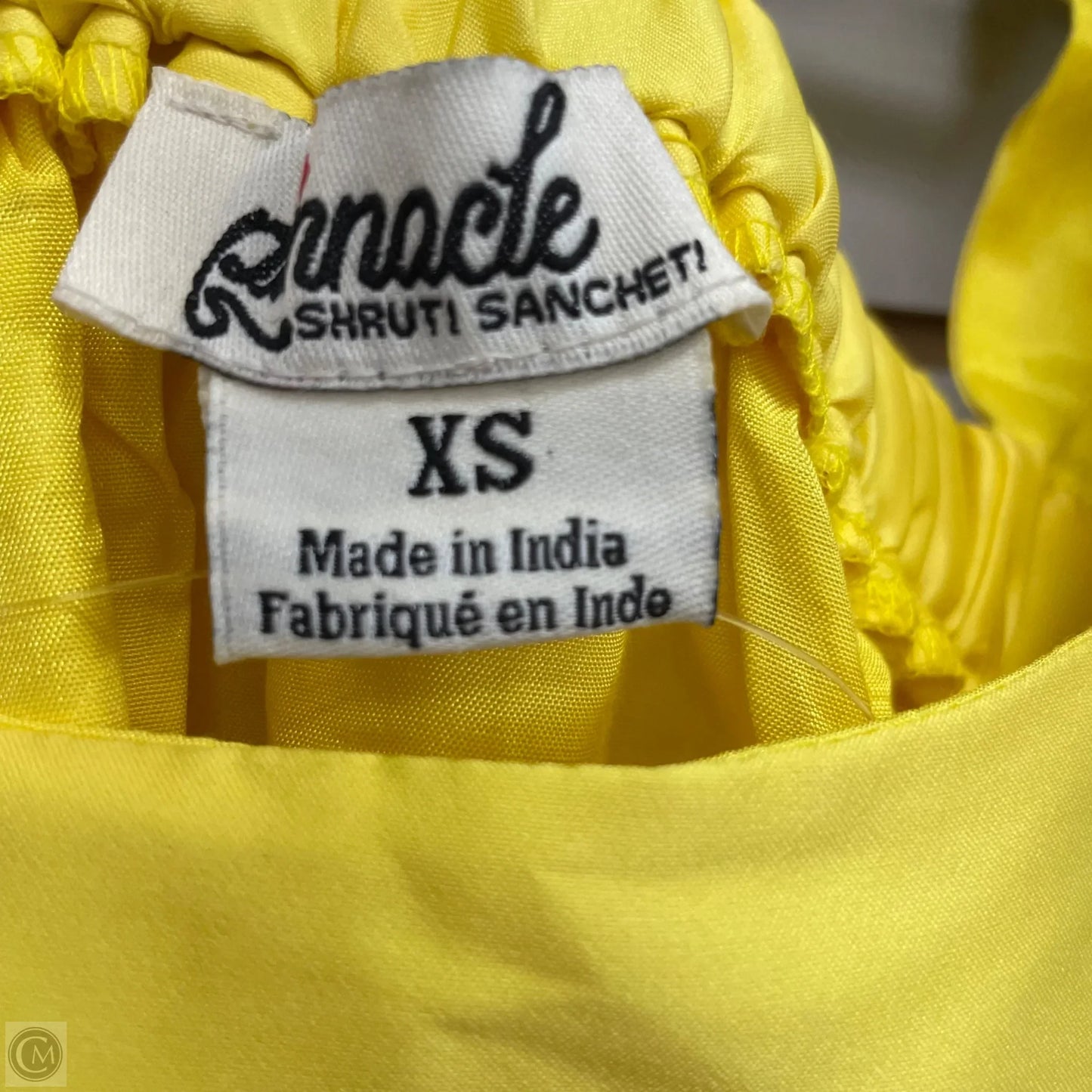 Dress Casual Midi By Pinnacle By Shruti Sancheti In Yellow, Size: Xs