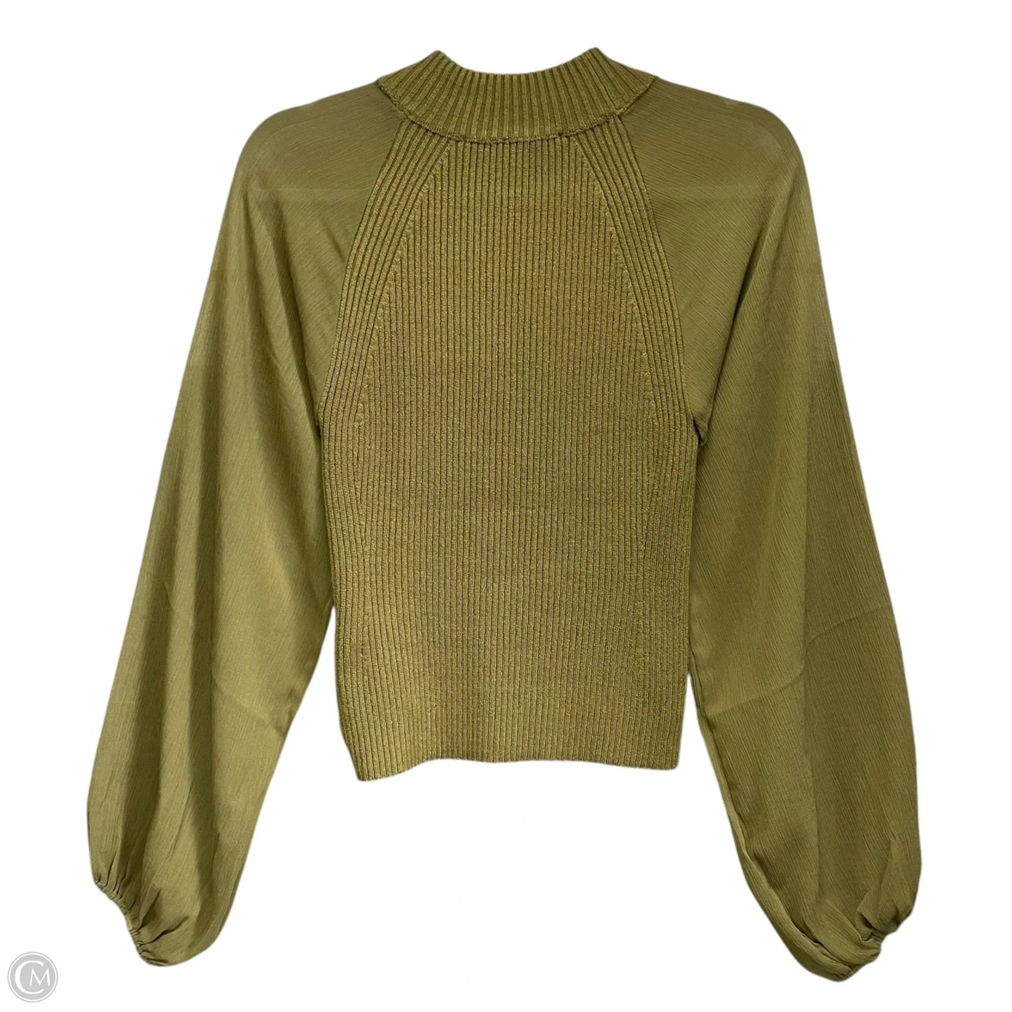 Top Long Sleeve By French Connection In Green, Size: S
