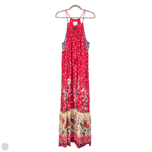 Dress Casual Maxi By Maeve In Purple & Red, Size: L